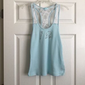 Betsy Johnson lace bride shirt (item 017)